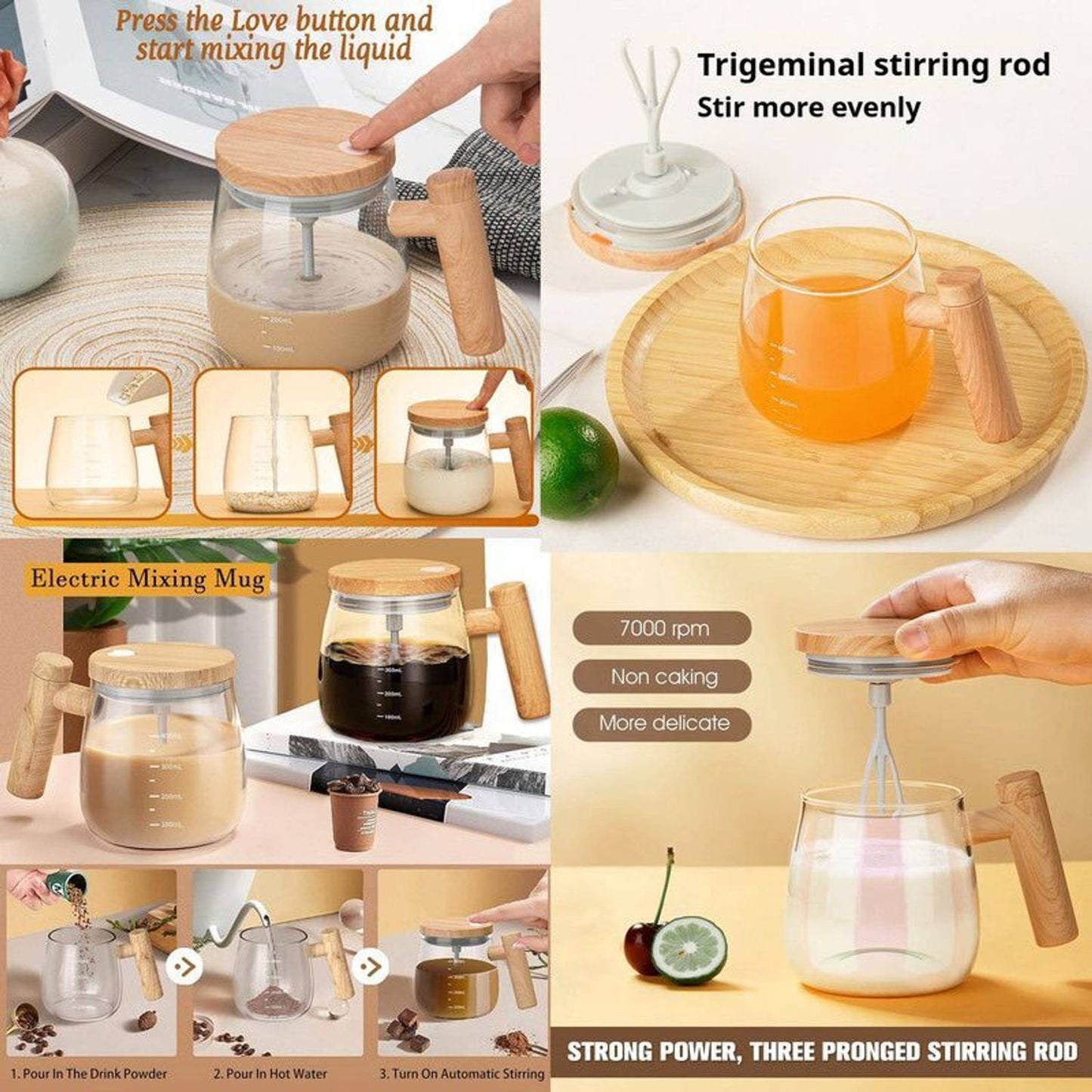 Self Stirring Electric Mixing Cup - Coffee Mug