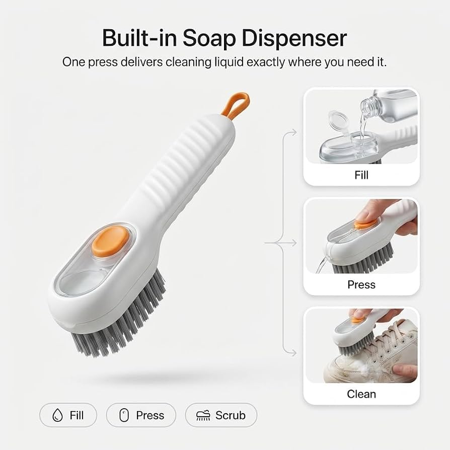 Multifunctional Shoe Polishing Brush