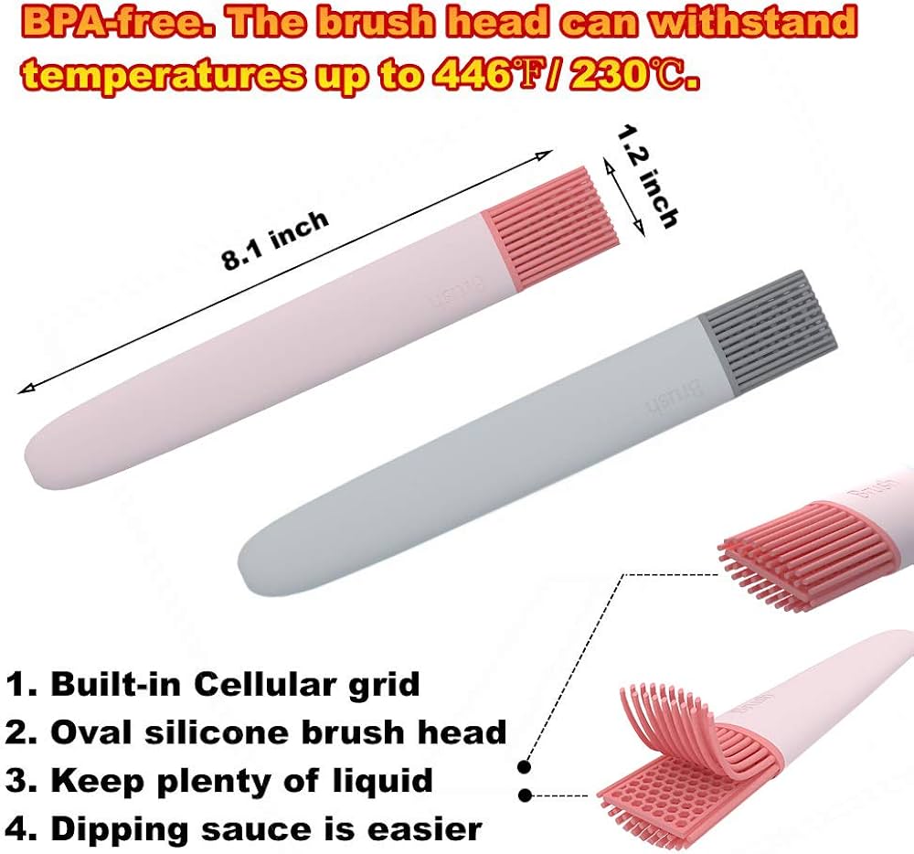 BakePro Silicone Pastry & Basting Brush โ Kitchen Brush Set