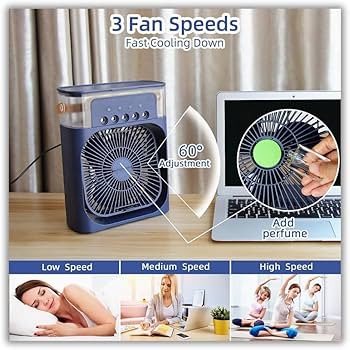 CoolMist Portable Humidifier Air Cooler Fan