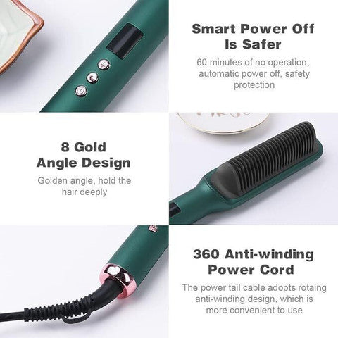 Fast Hair Straightening Comb Electric Hot Brush