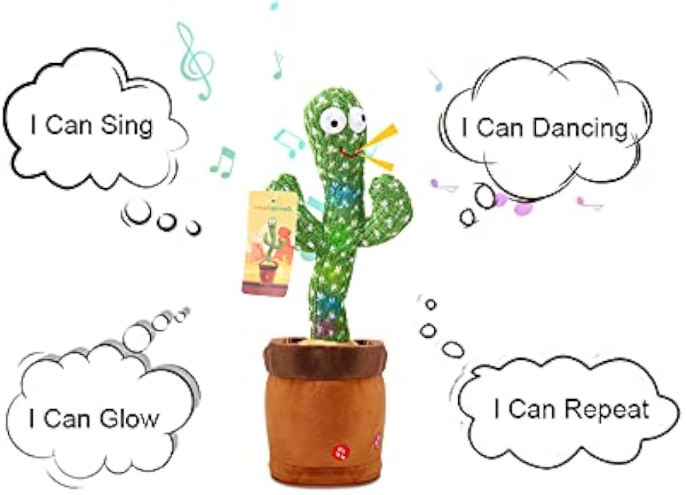 Talking & Dancing Cactus This Toy Talks