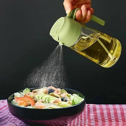 OilMaster 2-in-1 Glass Oil Spray Bottle