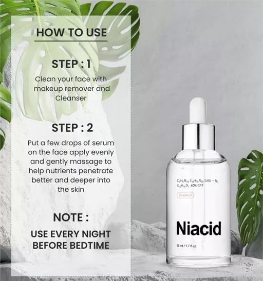 Niacid Face Serum for Pitted Scars & Dark Acne
