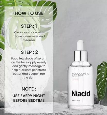 Niacid Face Serum for Pitted Scars & Dark Acne