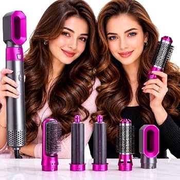 5 in 1 Hot Air Brush Hair Dryer & Volumizer