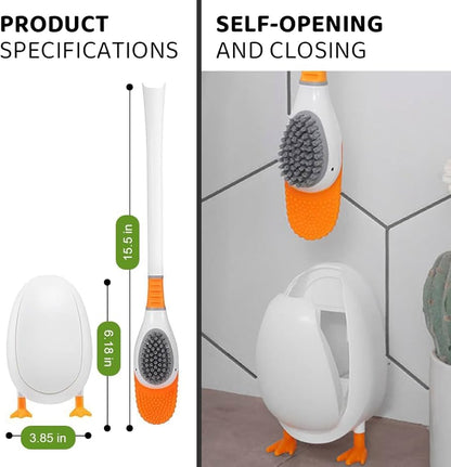 DuckClean Silicone Toilet Brush