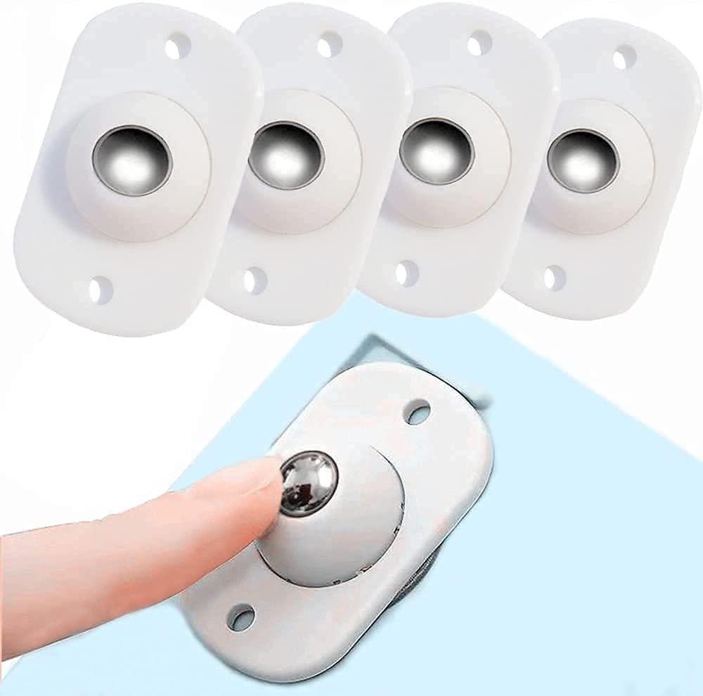 Self Adhesive Mini Swivel Casters Wheels 4 Pc
