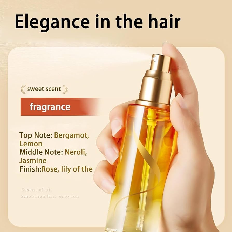 Moisturizing &amp; Strengthening Silky Hair Oil