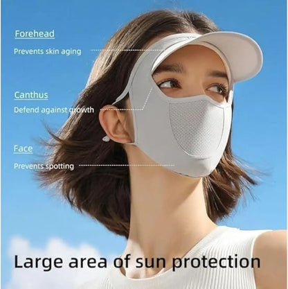 3-in-1 UV Protection Hat with Mask   | Summer Outdoor Cap