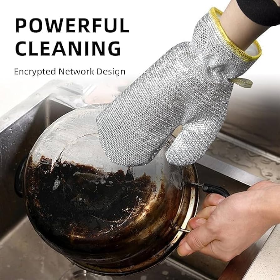SteelScrub Wire Dishwashing Gloves