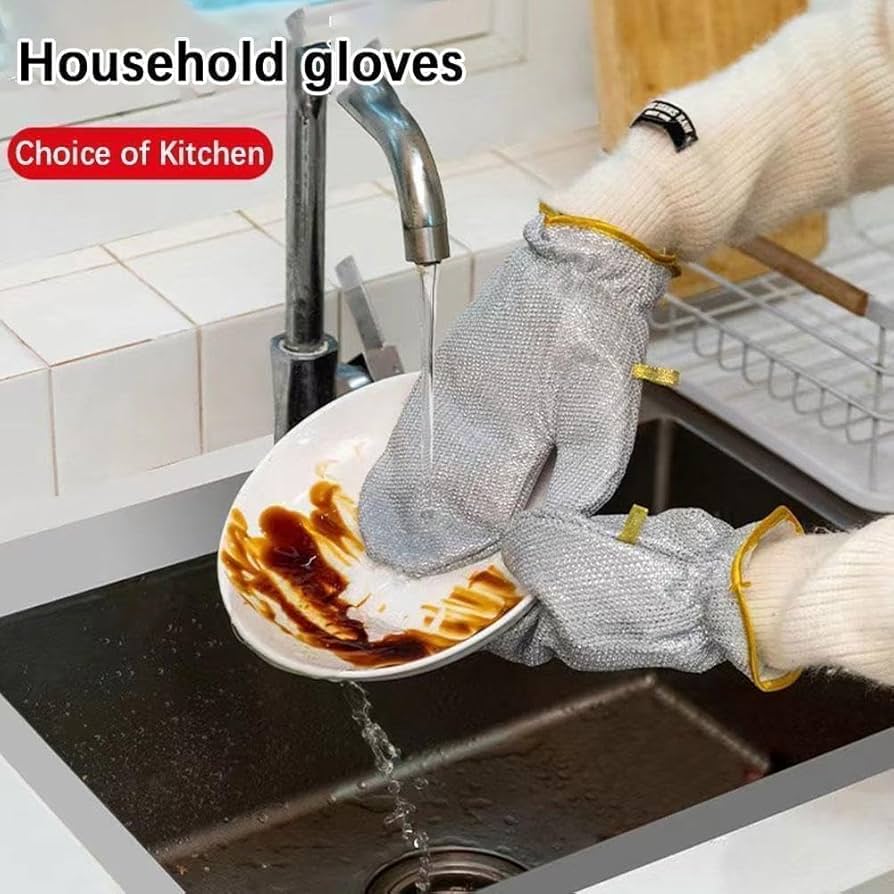 SteelScrub Wire Dishwashing Gloves
