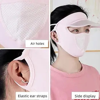3-in-1 UV Protection Hat with Mask   | Summer Outdoor Cap
