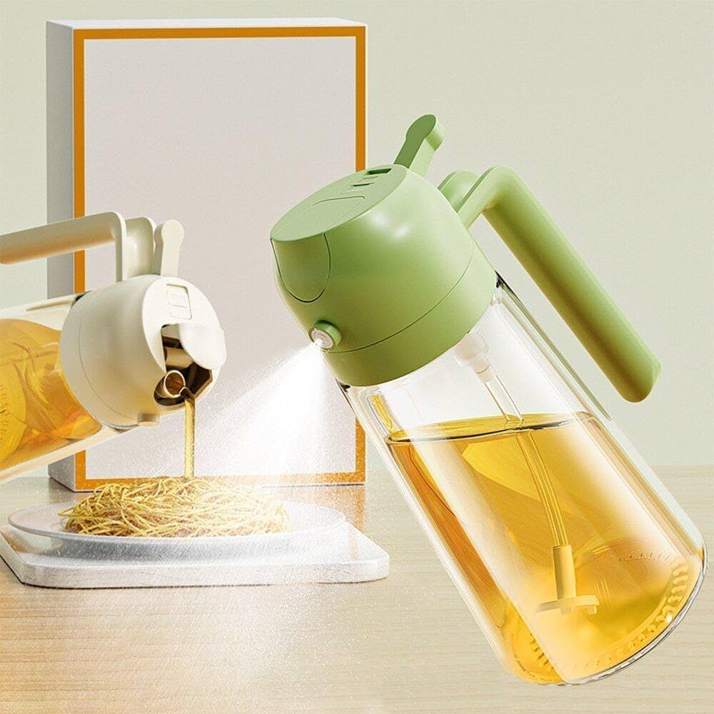 OilMaster 2-in-1 Glass Oil Spray Bottle