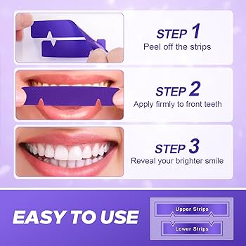 Purple Teeth Whitening Strips