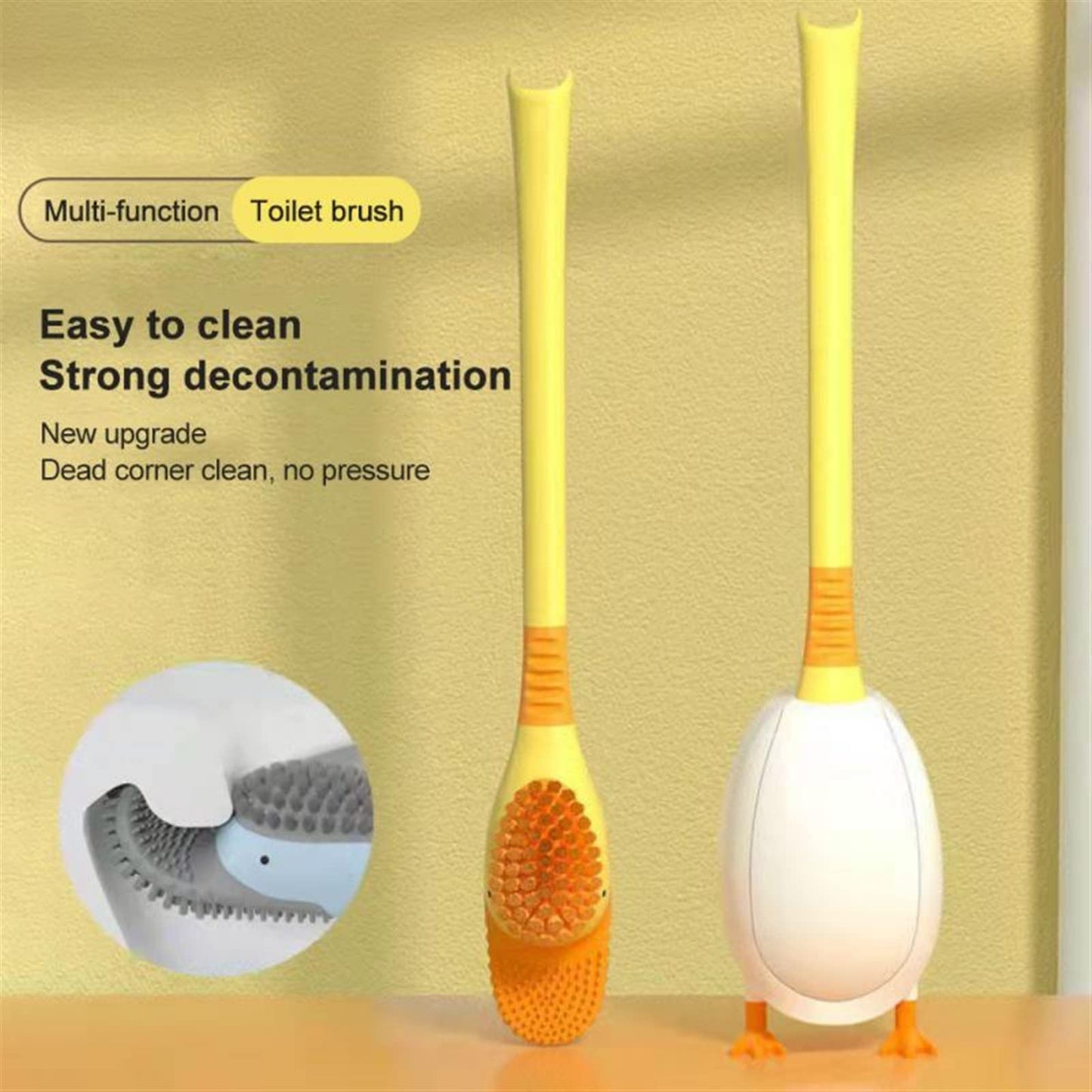 DuckClean Silicone Toilet Brush