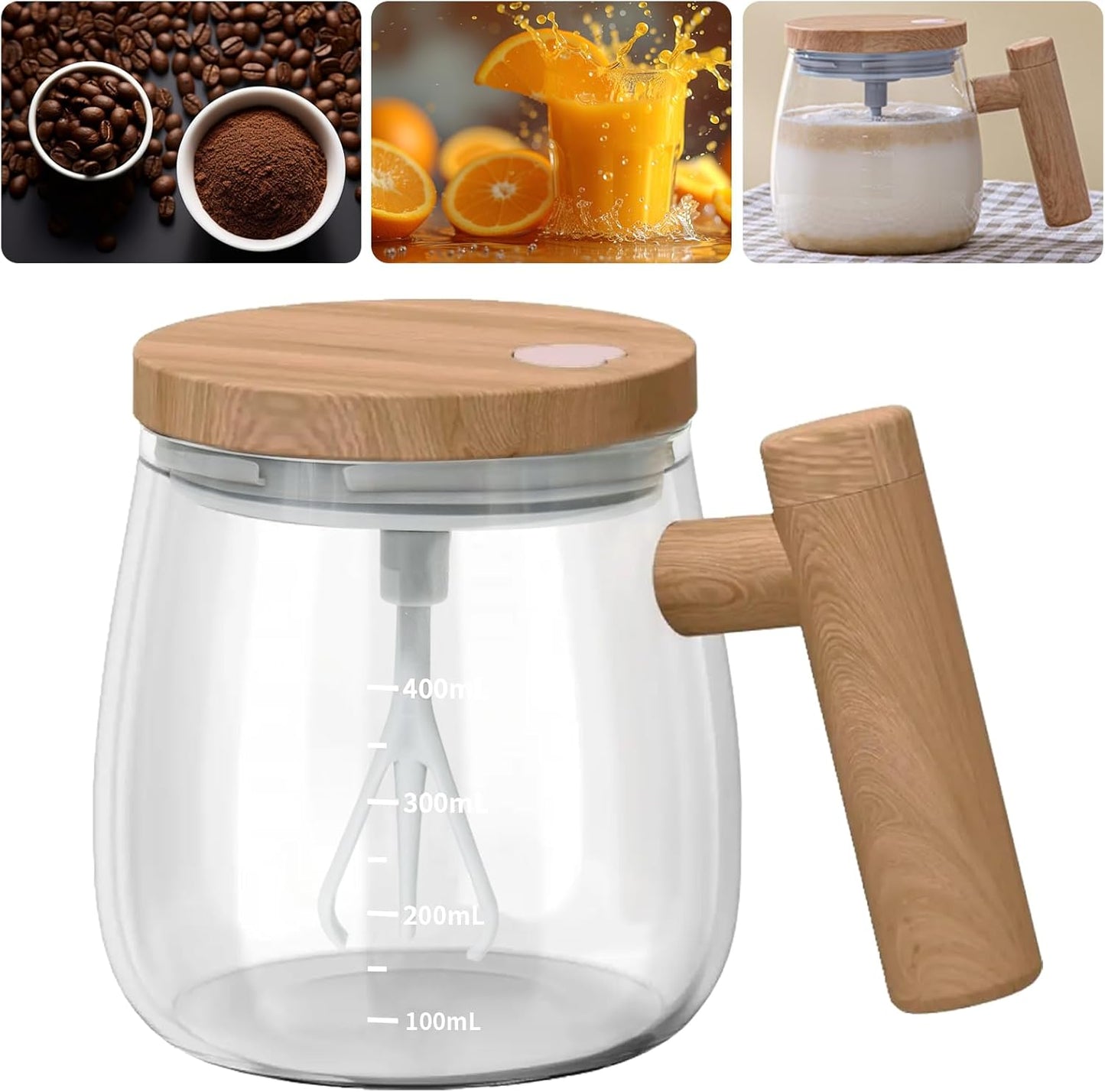 Self Stirring Electric Mixing Cup - Coffee Mug