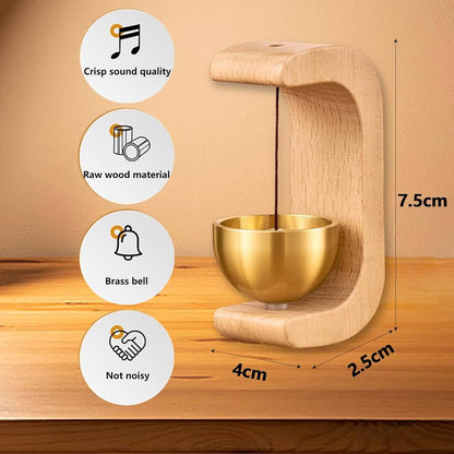 ZenChime Japanese Wooden Magnetic Door Bell