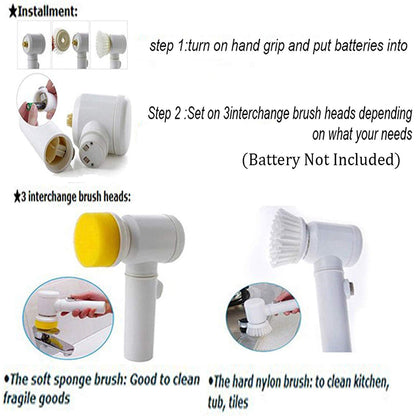 SparkClean 5-in-1 Electric Scrubber