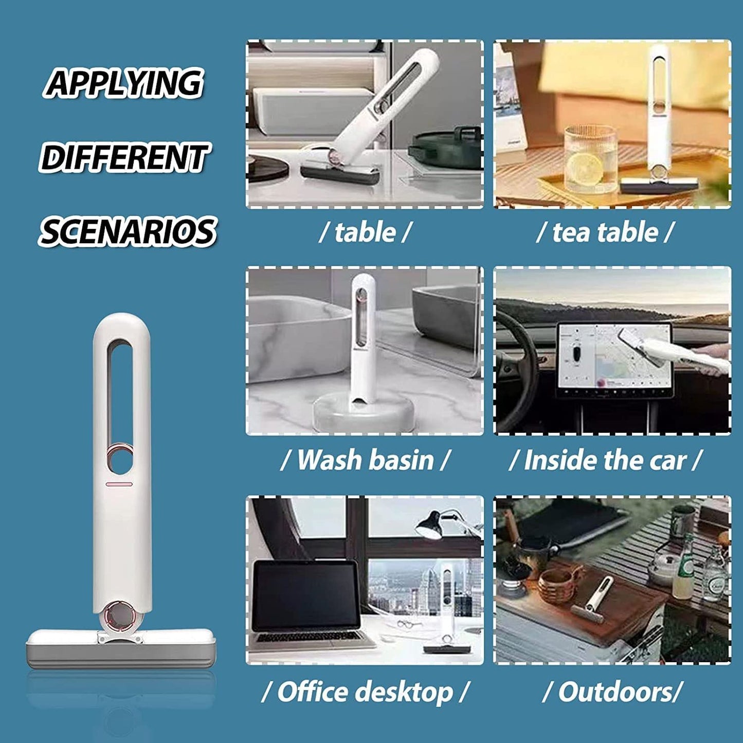 Mini Mop for Kitchen, Floor, Glass, Car & More