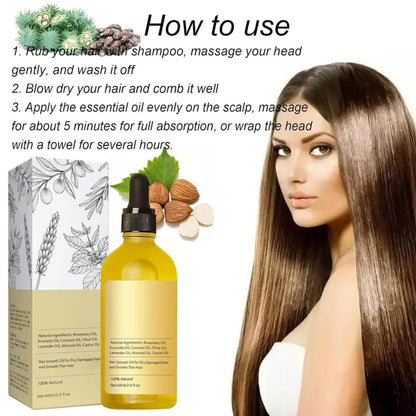Natural Hair Growth Oil