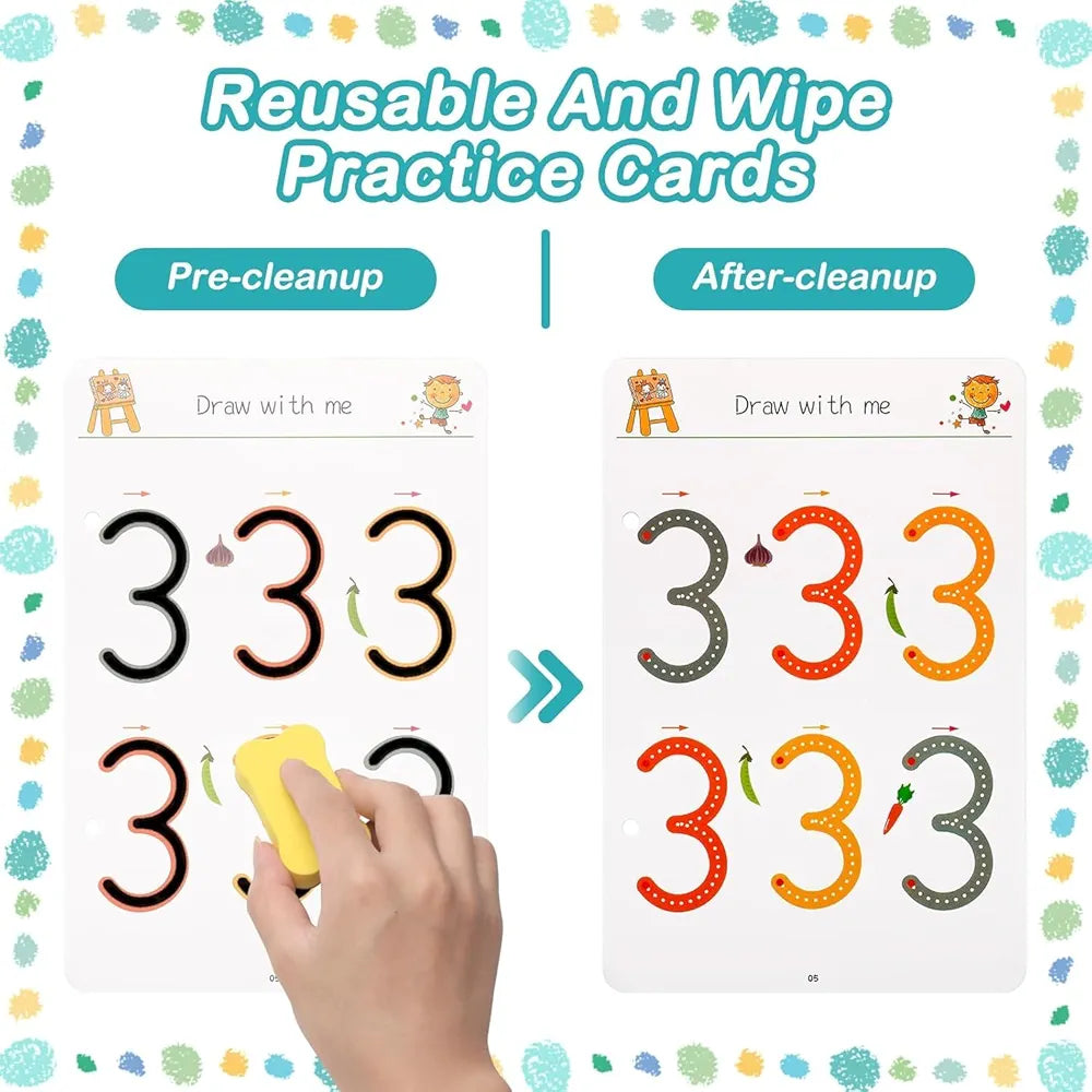 Writing Practice and Pen Control Workbook Set