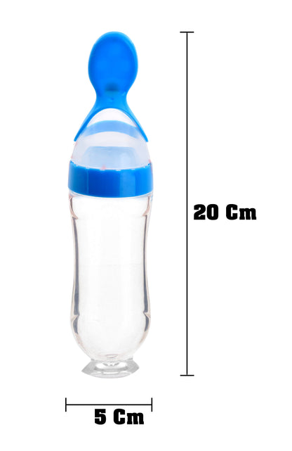 Baby Squeezy Food Grade Silicone Bottle Feeder for Baby Feeding
