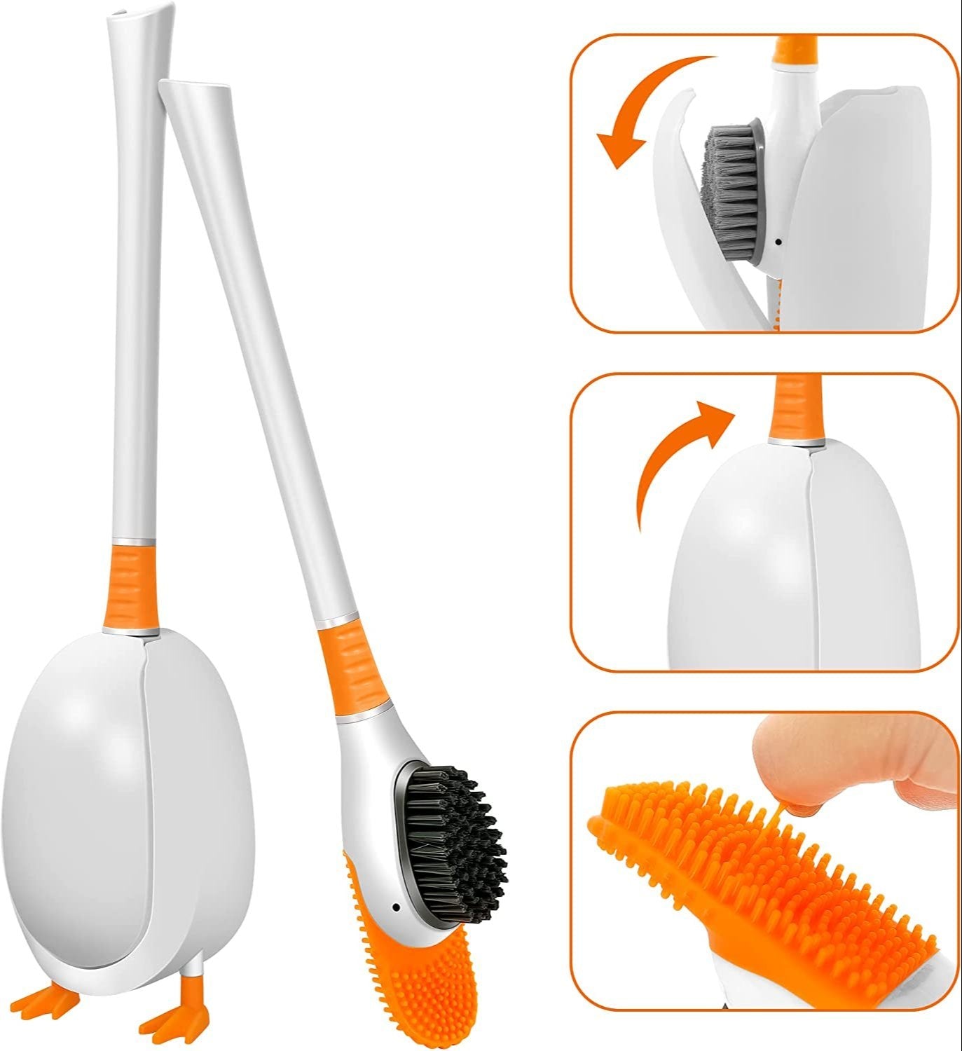 DuckClean Silicone Toilet Brush
