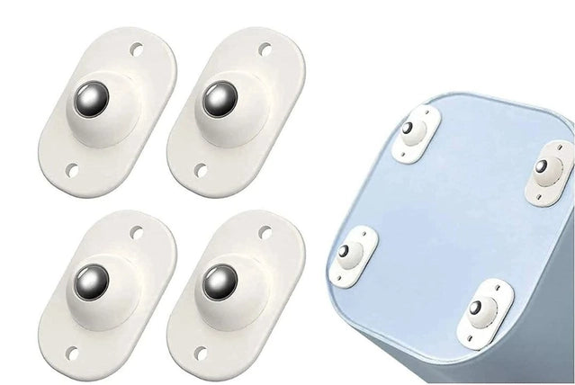 Self Adhesive Mini Swivel Casters Wheels 4 Pc
