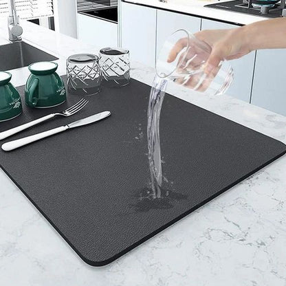 QuickDry Water Absorbent Kitchen Mat