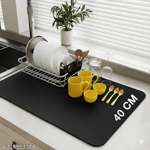 QuickDry Water Absorbent Kitchen Mat