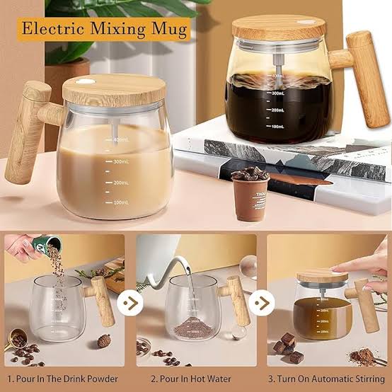 Self Stirring Electric Mixing Cup - Coffee Mug