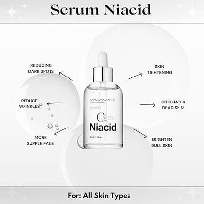 Niacid Face Serum for Pitted Scars & Dark Acne