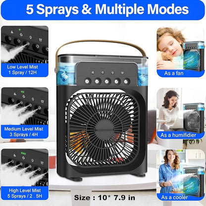 CoolMist Portable Humidifier Air Cooler Fan