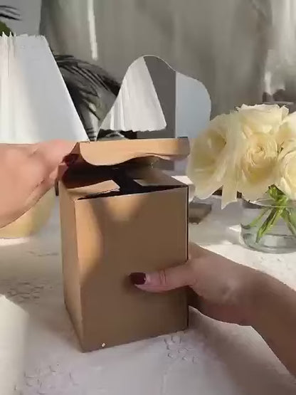 Glass Tumbler with Lid & Glass Straw