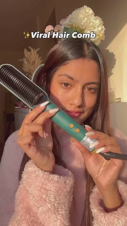 Fast Hair Straightening Comb Electric Hot Brush