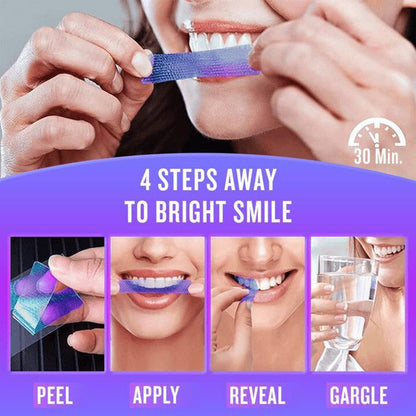 Purple Teeth Whitening Strips