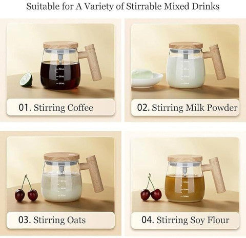 Self Stirring Electric Mixing Cup - Coffee Mug