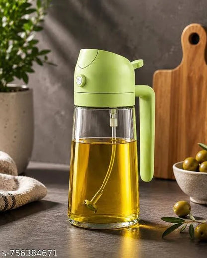 OilMaster 2-in-1 Glass Oil Spray Bottle