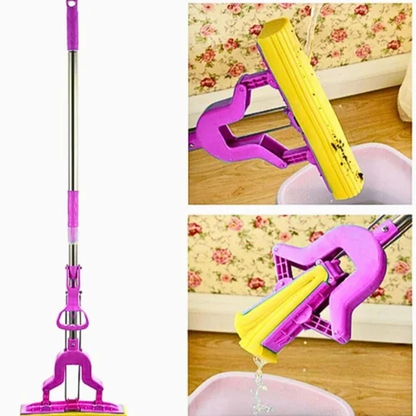 Magic Squeeze Folding Sponge Mop