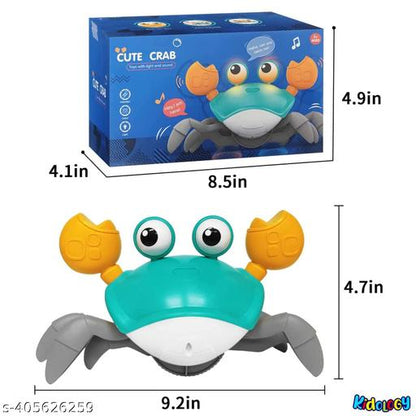 Crawling Crab Baby Musical Kids Toy with LED Lights and Rechargeable Battery